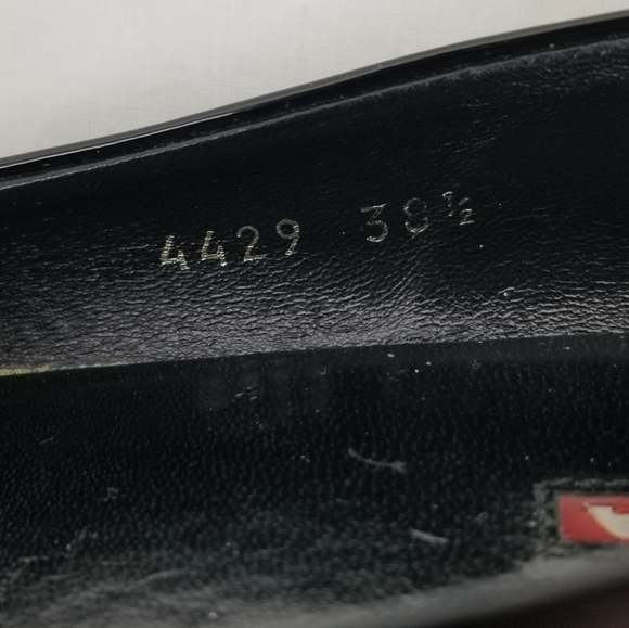 Prada Patent Leather Low Block Heels Pumps  36.5 - Picture 11 of 11